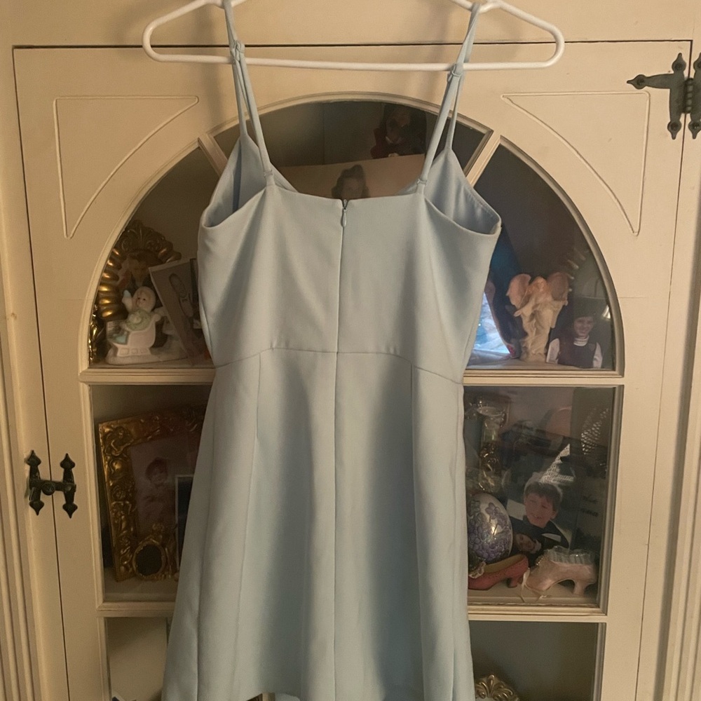French Connection Blue Sheath Dress Spaghetti Strap - Picture 2 of 4